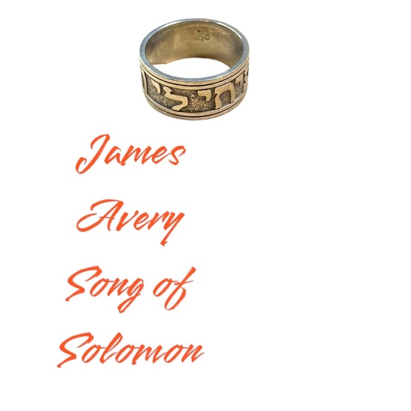 James Avery Accessories James Avery Mens Ring Sterling Silver Song